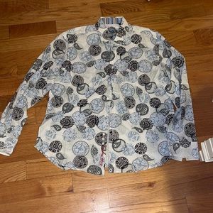 Mens Robert Graham Button Down Dress Shirt